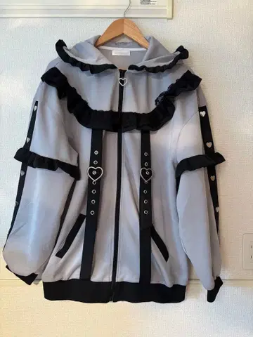 DearMyLove (디어마이러브) 저리 프릴 후드티 원피스