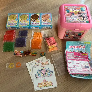 아쿠아비즈 5000비즈 반짝반짝 양동이 세트