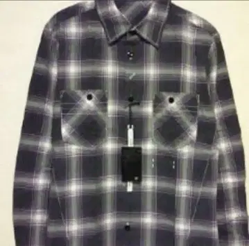 Number Nine 체크 플란넬 셔츠