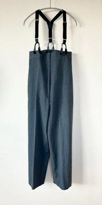 H BEAUTY&YOUTH/GABA 하이웨스트 서스펜더 팬츠