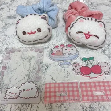 포메라니안 모찌 스크런치 아크릴 스탠드 등