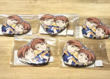 오란고교 호스트부 히타치인 히카루 카오루 캔뱃지