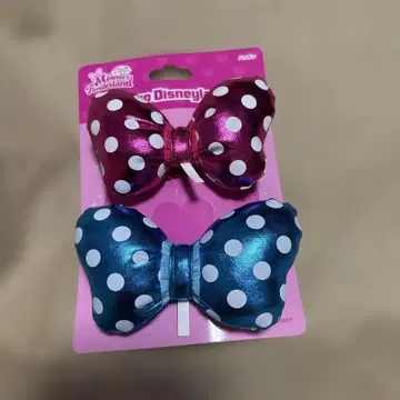 미니 마우스 도트 리본 2개 세트