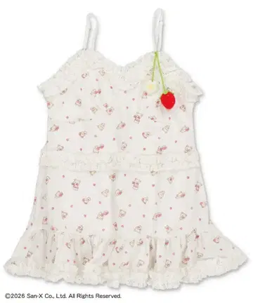 스핀스 코리락쿠마 콜라보 도킹 프릴 원피스