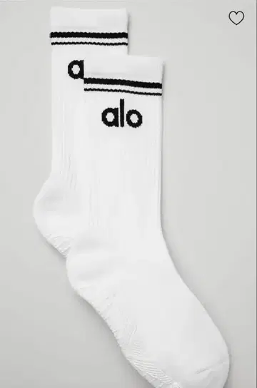 새상품 alo 여성용 발레 삭스 Throwback Barre Sock