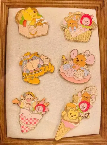 상하이 디즈니 부활절 봄날 봄 푸우 핀 배지 핀 배치 핀즈