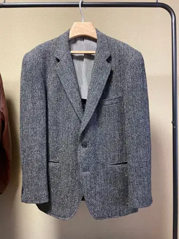 [ 새상품급 ] Harris Tweed 헤링본 자켓