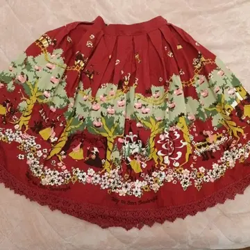 BABY 빨간색 백설공주 스커트