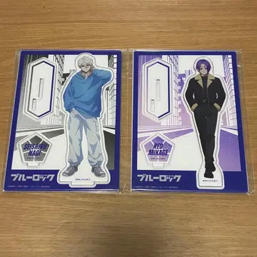 블루 록 아크릴 스탠드 나기 세이시로 미카게 레오 겨울 나들이