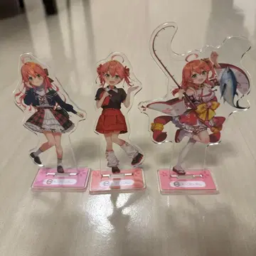 사쿠라미코 스시로 아크릴 스탠드 3개 세트