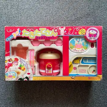 데드스탁 쇼와 레트로 반다이 코나푼 타키타테상 소꿉놀이 세트