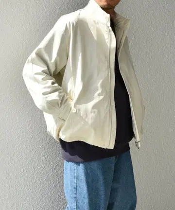 SHIPS any: 코튼 개버딘 스핀들 블루종 24FW