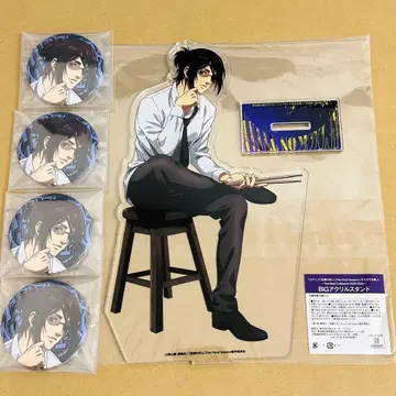 진격의 거인 가라오케의 철인 캔뱃지 BIG 아크릴 스탠드 한지 Band