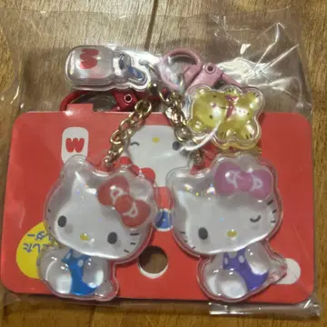 산리오 커플 니코니코 키링 헬로키티