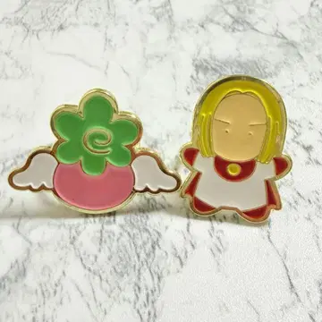 야자와 아이 Big Metal Ring 반지 반지 가챠 2종 세트