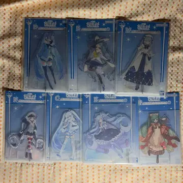 제일복권 A상 유키 미쿠 빅 아크릴 스탠드 7개