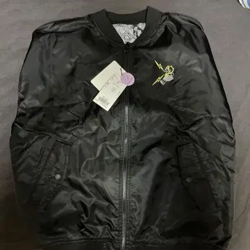 그라니프 골드 컬러 갓슈 콜라보 블랙 MA-1 플라이트 자켓