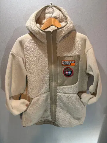 BLOCKHEAD MOTORS 타미야 유니클로 플리스 자켓 베이지