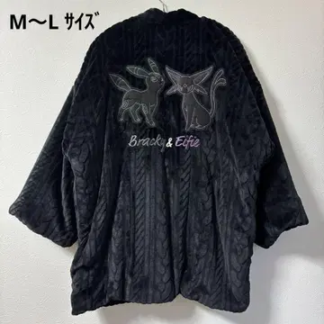 미사용품 아베일 포켓몬 콜라보 블래키 & 에브이 룸웨어 반텐