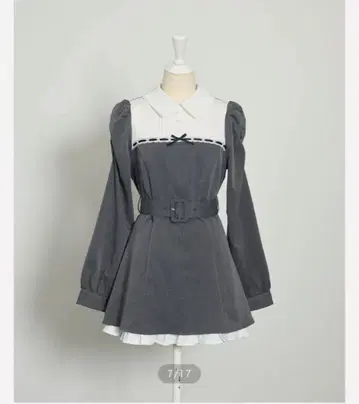 pium 피움 요크 절개 벨트 원피스