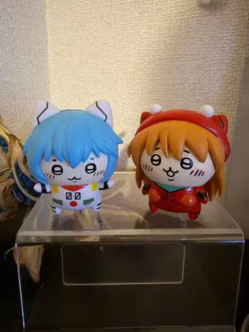 에반게리온 x 치이카와 피규어 아스카 아야나미 2체 세트 콜라보 EVA