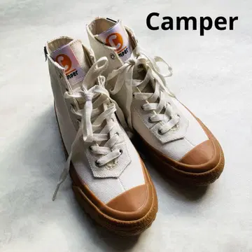 새상품급 camper 캠퍼 카마레온 스니커즈 하이컷 화이트 36