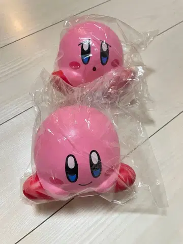 미개봉 새상품 별의 커비 폭신폭신 스퀴즈 DX 2종