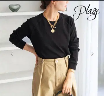 플라주 premium 플라이스 longT 셔츠 블랙