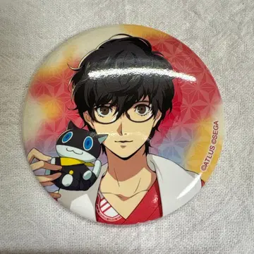 페르소나 시리즈 25주년 기념 x 극락탕 캔뱃지 페르소나5 주인공