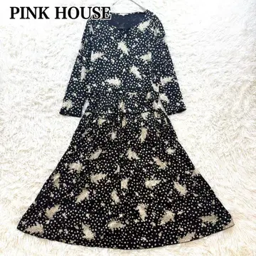 PINK HOUSE 핑크하우스 꽃무늬 원피스 블랙