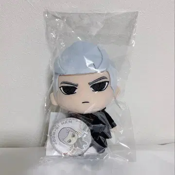 용과 같이 한준기 봉제 인형&캔뱃지 세트 마스코트 7