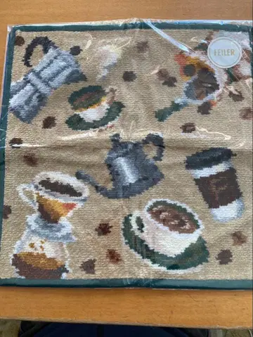 [ 미사용 새상품 ] FEILER 페이러 커피 브레이크 타월 손수건