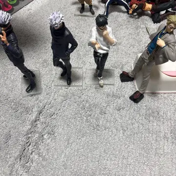 주술회전 피규어 4개 세트 라운드 원