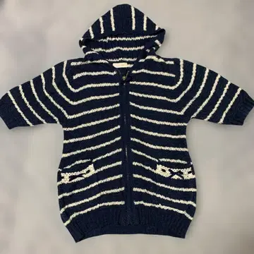 리즈리사 보더 반팔 후드티 리본 양산형 걸리시 당시물 헤이세이 00s