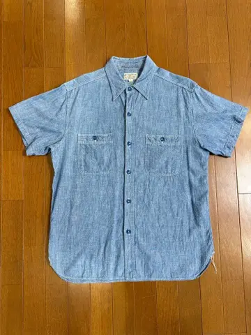 버즈릭슨 반팔 샴브레이 셔츠