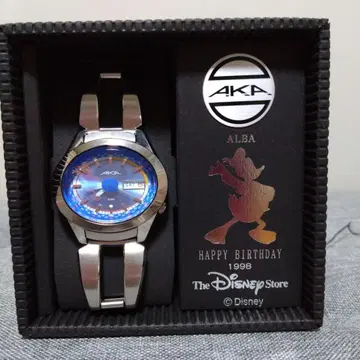 세이코 ALBA 도널드 덕 벌스데이 기념 손목시계 1998년