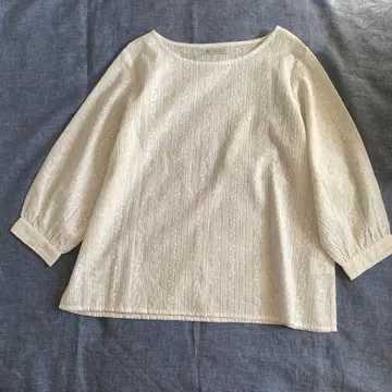 애프터눈 티 자수 블라우스