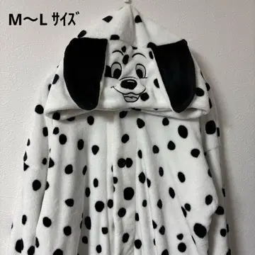 미사용품 디즈니 101마리 강아지 룸웨어 가운 코스튬 플레이풍