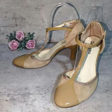 [ Repetto ] T스트랩 펌프스 베이지 38.5