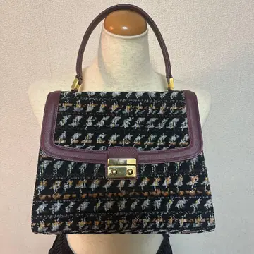 페일러 FEILER 노블 트위드 핸드백 새상품급