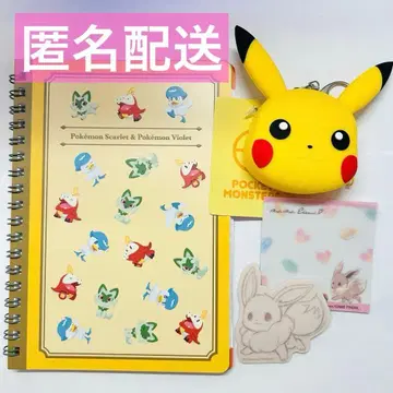 포켓몬 문구 노트 실리콘 파우치 키링 포스트잇 포스트잇 피카츄