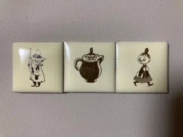 무민 미니 타일 미이 미믈라 스너프킨 오브제 3개 세트