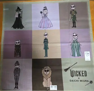 위키드 한큐 한정판 손수건 DAICHI MIURA 캐릭터 집합