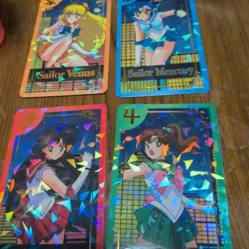 세일러문 스토어 컬렉션 카드 4장 세트