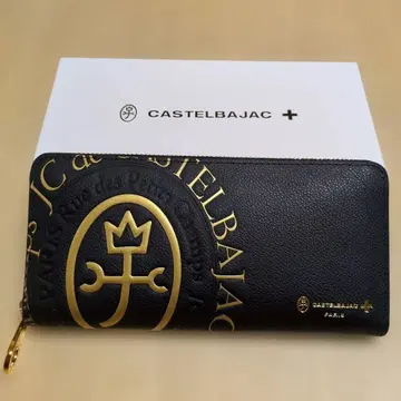 미사용 새상품 까스텔바작 코멧 장지갑 블랙 x 골드