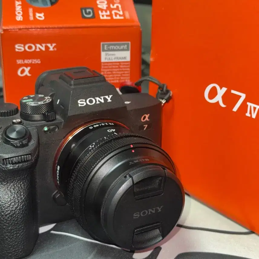 소니 SONY A7M4 + 40mm F2.5렌즈