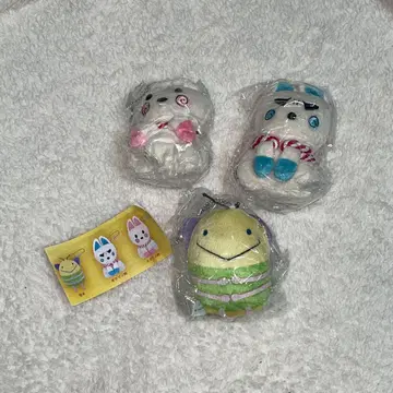 오쟈루마루 봉제 인형 볼체인 덴보 오코린보 니코린보 세트