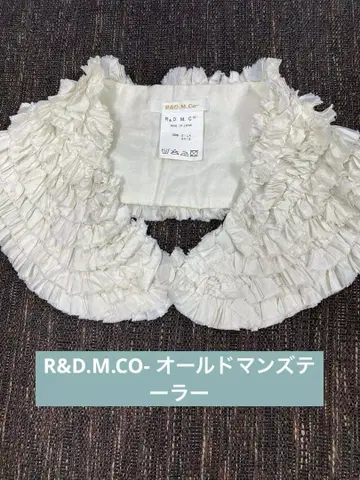 수회 단시간 사용*R&D.M.CO- 올드맨즈 테일러*실크 프릴 부착 소매