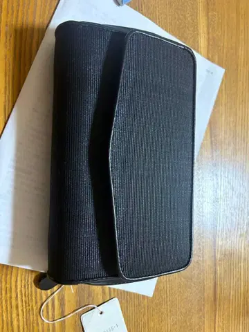 블랙 장지갑 2개 지퍼 포함