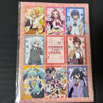 좀비랜드 사가 메디코스 헤이세이 갸루 POPUP 클리어 파일 세트